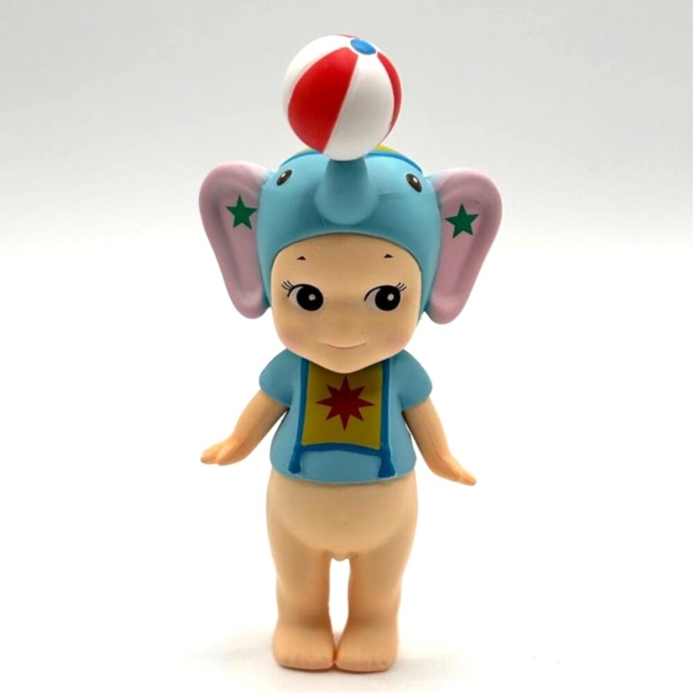 New Kewpie/Angel Collectible Mini Figure in Circus Elephant Costume, Open Box